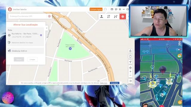 Eiiita! Conheça o novo fake gps para iOS e ANDROID no POKEMON GO смотреть онлайн