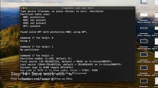 Partition and Format Drive to Ext4 on Mac смотреть онлайн
