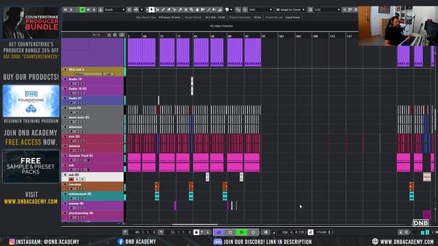 COUNTERSTRIKE DNB Masterclass + Q&A - Track Breakdown: Counterstrike - Apocalypse