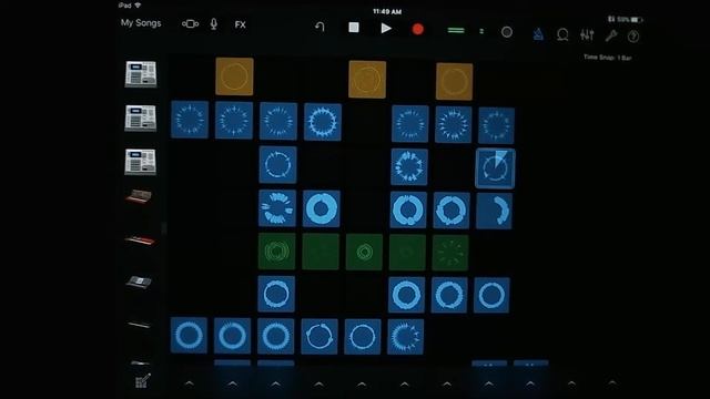 Garageband IOS tutorial Live Loops part 1 смотреть онлайн