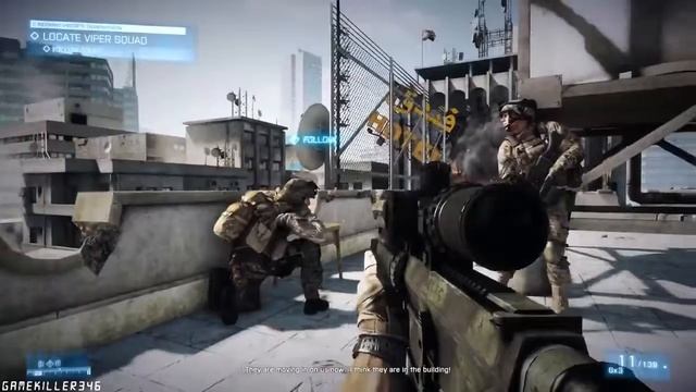 Battlefield 3 | Gameplay PC | Core 2 Duo | MAX settings | 4GB RAM смотреть онлайн