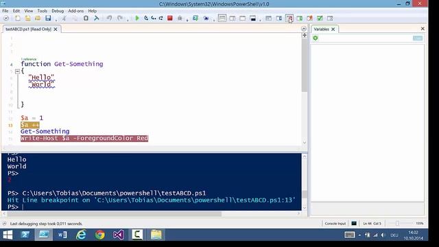 Debugging PowerShell with ISESteroids смотреть онлайн