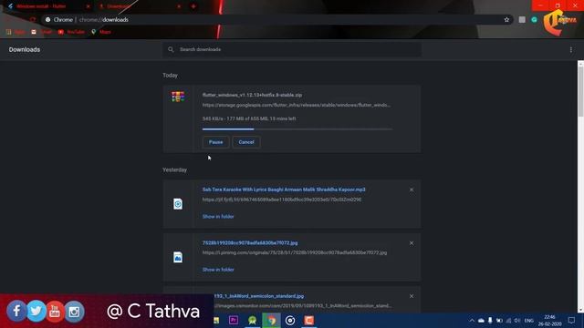 How To Install FLUTTER | Windows 10 | ಕನ್ನಡದಲ್ಲಿ |#CTathva смотреть онлайн