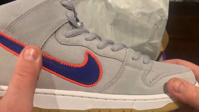 NIKE SB DUNK HIGH ~ NY METS ⚾️🍎⚾️🍎 смотреть онлайн
