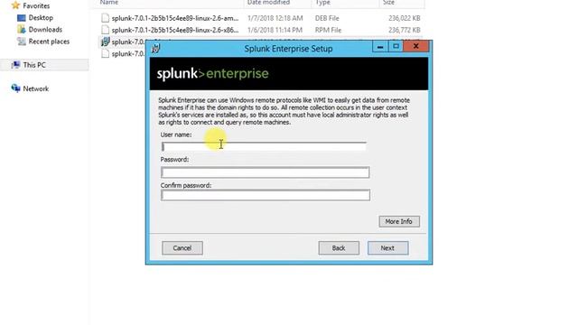 Install Splunk 7.1 on Windows Server смотреть онлайн