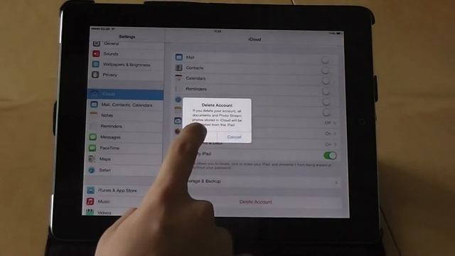 Delete your iCloud account on iOS 7 смотреть онлайн