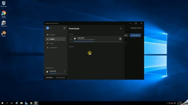 Installation de Unity Hub et Unity Editor смотреть онлайн