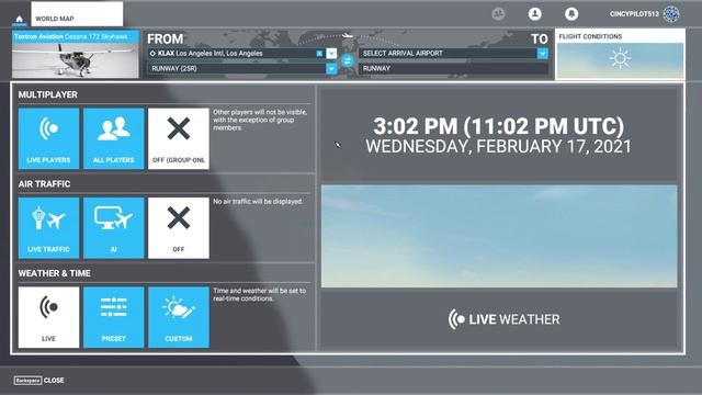 How to set up live weather in Microsoft Flight Simulator 2020 - pilot tips (flight sim 101 series) смотреть онлайн