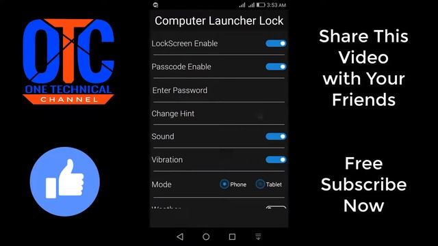 ▶ Computer Launcher Lock Screen Application - OTC Hindi смотреть онлайн