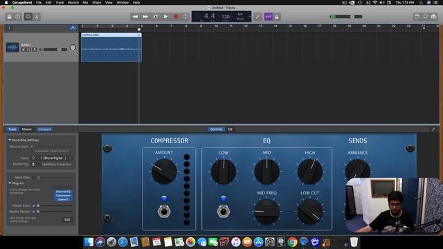 Recording and Editing a Vocal Audio , Edit in Apple GarageBand | Tutorial In Hindi смотреть онлайн