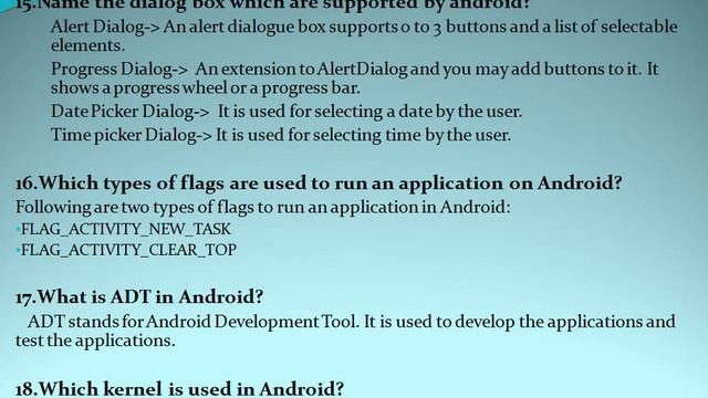 Top 40 interview questions for Android Developer (fresher and experience) смотреть онлайн