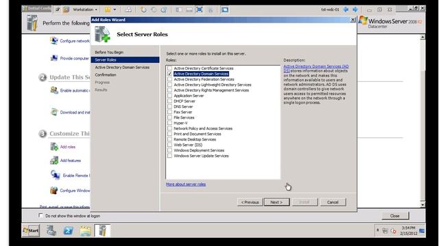 VMware Labs - Infrastructure - Installing Active Directory Domain Controller on WIndows 2008 R2 смотреть онлайн