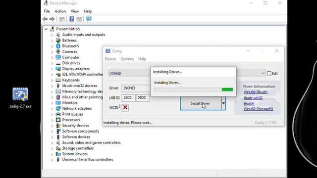 USBasp Install Driver смотреть онлайн