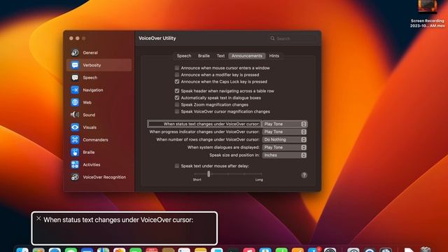 About VoiceOver screen reader on Mac, operating system, verboCity and other menu of VoiceOver ￼￼ смотреть онлайн