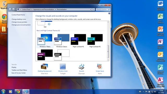 How to change and install a Theme in Windows 7 (part 1) смотреть онлайн