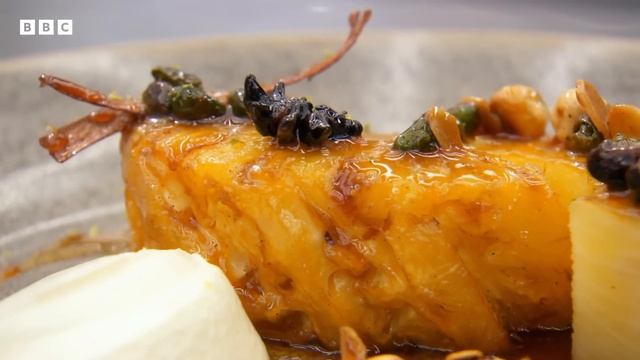 Marcus Wareing's Caramelised Pineapple Dessert! | MasterChef UK