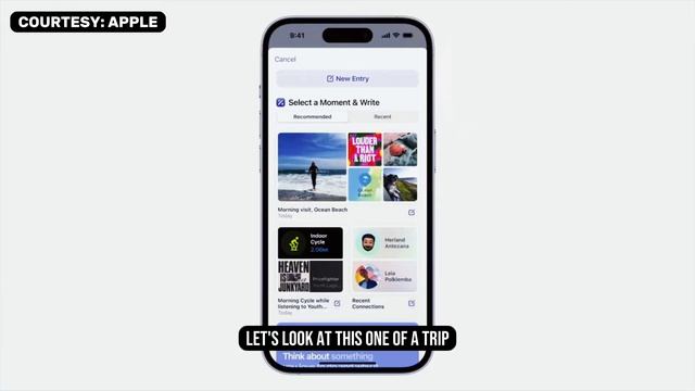 Journal app for iPhone | WWDC 2023 смотреть онлайн