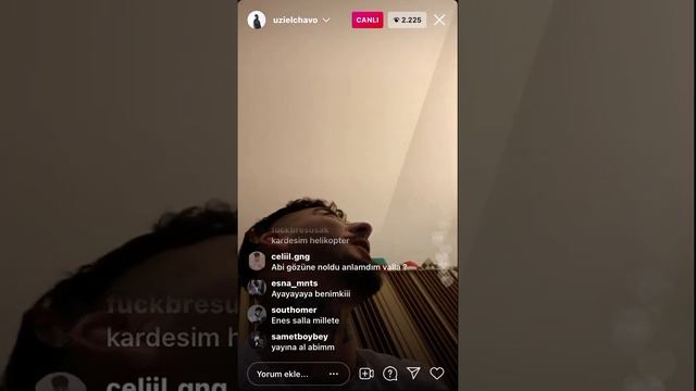 Uzi instagram canlı yayın смотреть онлайн
