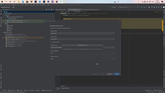 How to create empty activity to navigation drawer activity in android studio смотреть онлайн