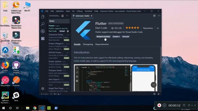How to Install Dart and Flutter Extensions in Visual Studio Code | Flutter Development смотреть онлайн