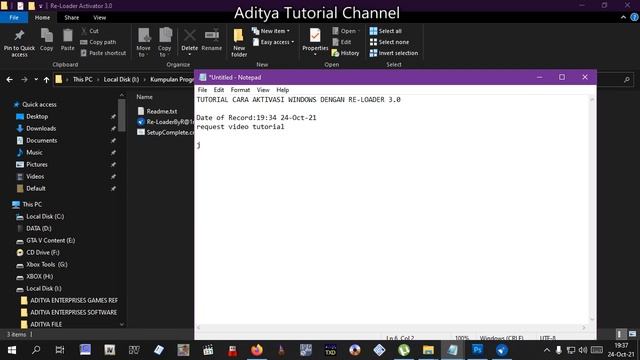 Tutorial Aktivasi Windows dan Office dengan Re-Loader смотреть онлайн