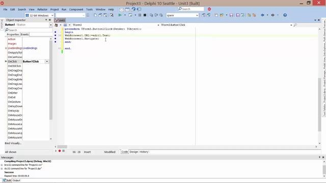 7.Make Simple Android Browser - Delphi Android Course смотреть онлайн