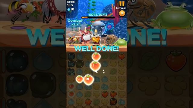 Best Fiends level 650 walkthrough ios android gameplay HD смотреть онлайн