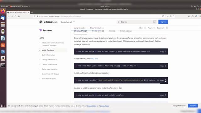 Instalar Terraform CLI en una máquina de Ubuntu смотреть онлайн