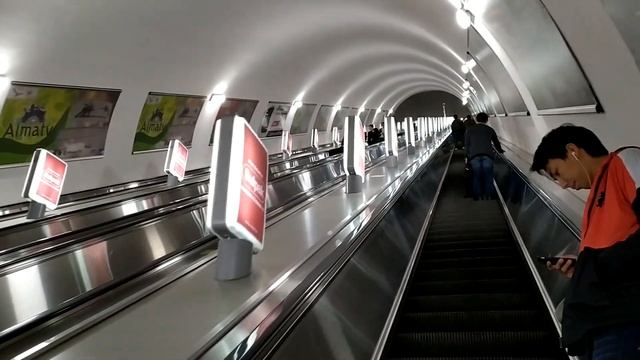 Метро в Алматы. Алматинский метрополитен. (Сентябрь 2019г.) смотреть онлайн