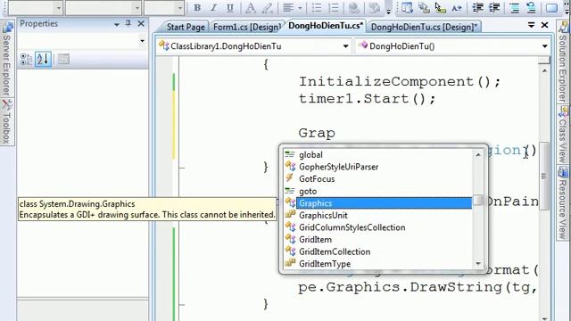Giao diện - User control đồng hồ смотреть онлайн
