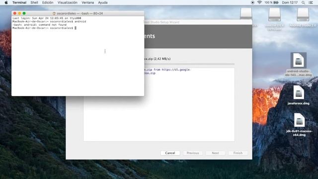 Instalar Android Studio 2 0 - Mac OS Apple смотреть онлайн