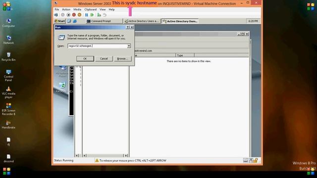 Transfer 5 FSMO role (Graphical User Interface) in Windows Server 2003. смотреть онлайн