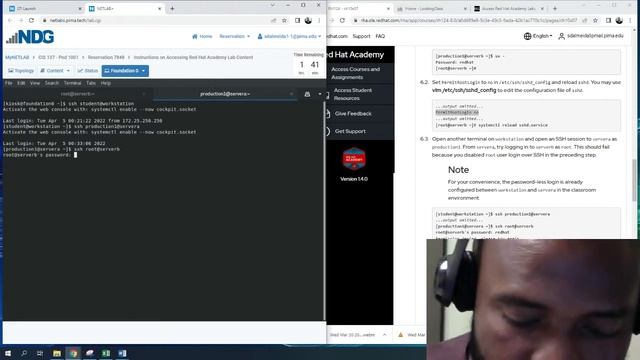 CIS 137 Lab 9: Configuring SSH смотреть онлайн