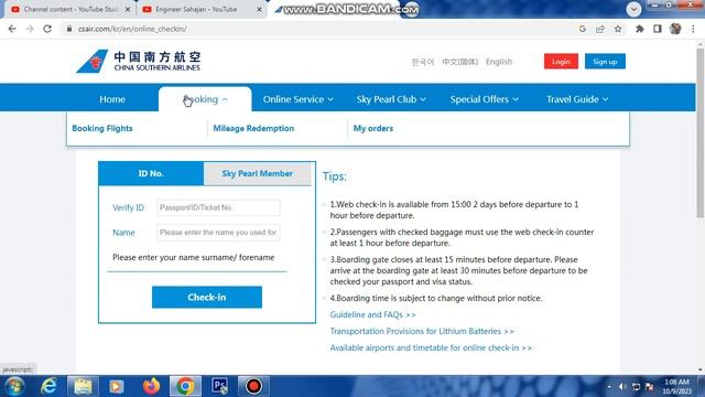 China Southern online check in || how to check china southern airlines || China Southern airlines | смотреть онлайн