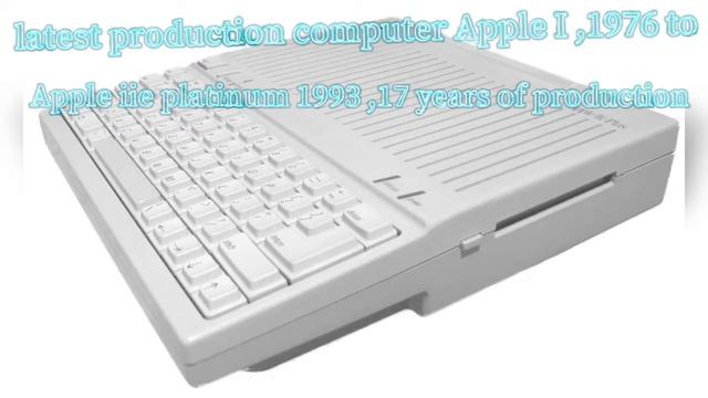 Apple iie platinum / Apple ii c plus ( The latest Apple computer by steve Jobs ) , November 1993 смотреть онлайн
