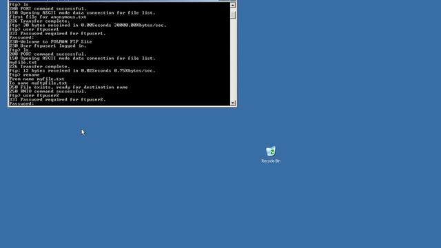 Using FTP Client Windows (ftp.exe) with authenticated users windows смотреть онлайн