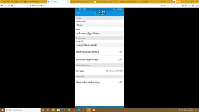 How to Setup Jitsi App on Android for Custom Server and also Browser based Usage Tutorial смотреть онлайн
