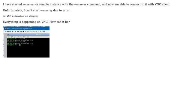 No VNC extension on display on VNC desktop смотреть онлайн