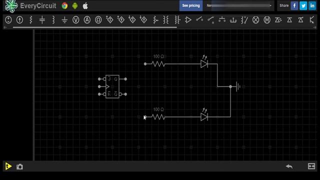 EveryCircuit - JK Flipflop || Tutorial 10 смотреть онлайн