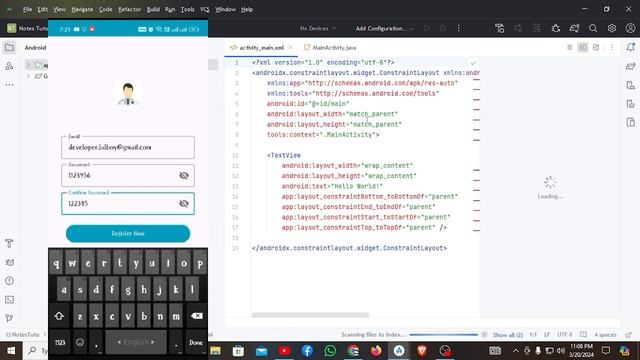 How to build Notes Apps with Firebase in Android Studio ||Project Setup смотреть онлайн