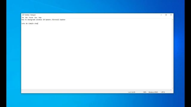 How To uninstall windows 10 updates смотреть онлайн