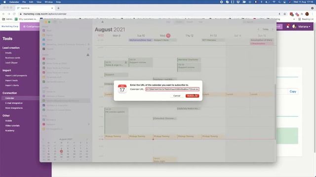 Synchronize noCRM with your Mac Calendar смотреть онлайн
