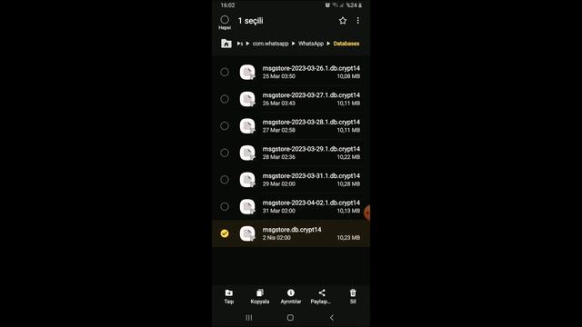 Whatsapp Yedeklenmeyen Mesajlari Geri Getirme смотреть онлайн