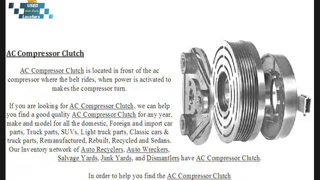 AC Compressor Brackets Tx-AC Compressor Clutch Tx-Texas смотреть онлайн