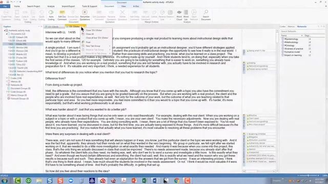 The ATLAS.ti Windows Interface | Qualitative Data Analysis Services смотреть онлайн