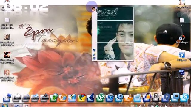 WINDOWS 7 THEMES [TAECYEON 2PM] + CURSOR смотреть онлайн