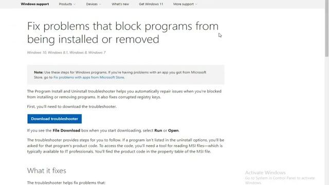 Microsoft Program Install and Uninstall Troubleshooter | in Urdu | смотреть онлайн