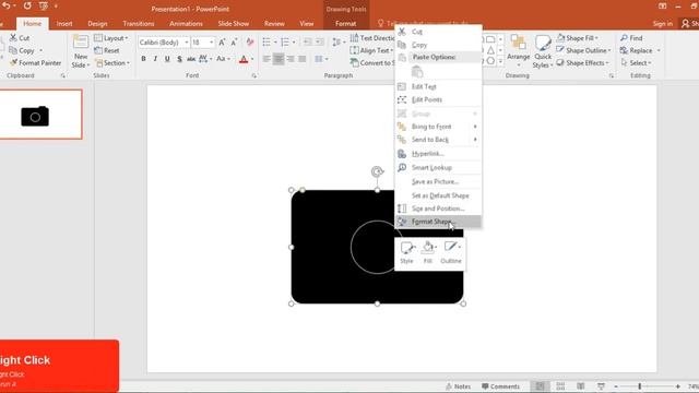 Draw a camera icon in Microsoft PowerPoint 2016 смотреть онлайн