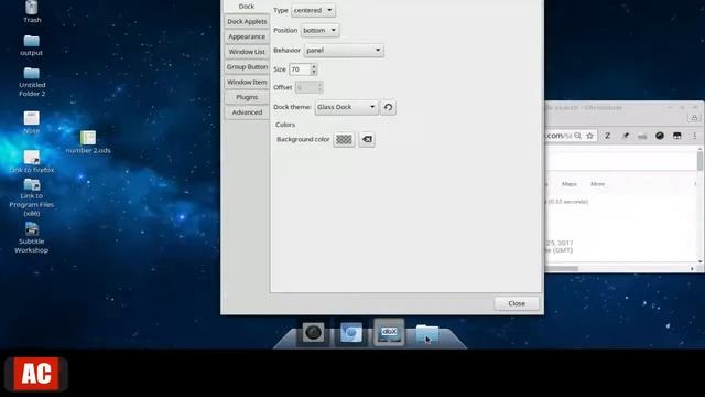 'DockbarX Applet' Dock on Linux Mint Cinnamon смотреть онлайн