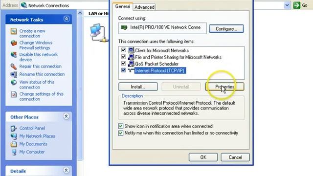 Instructional: Set DNS To Automatic On Windows XP смотреть онлайн